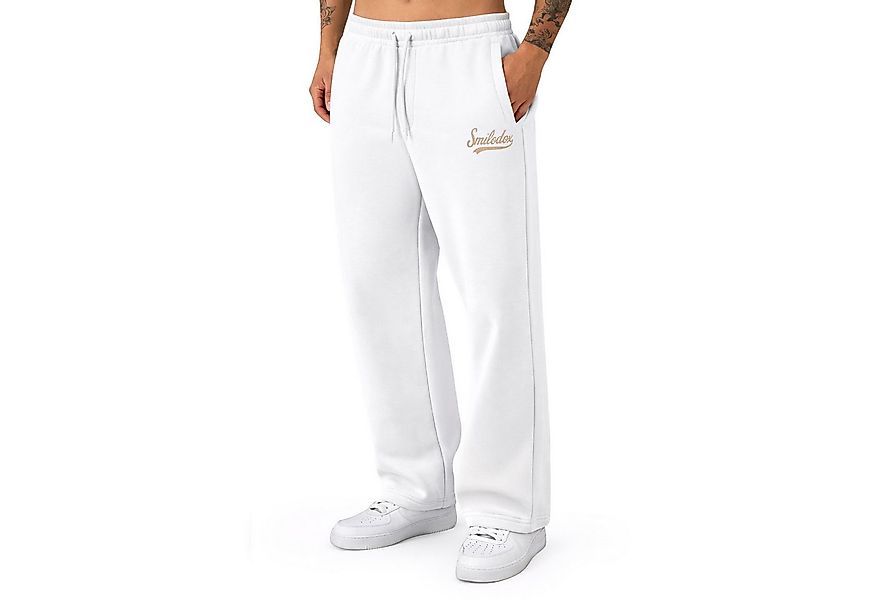 Smilodox Jogginghose Lorik, Bequeme Sweathose, Logo-Detail, elastischem Bun günstig online kaufen
