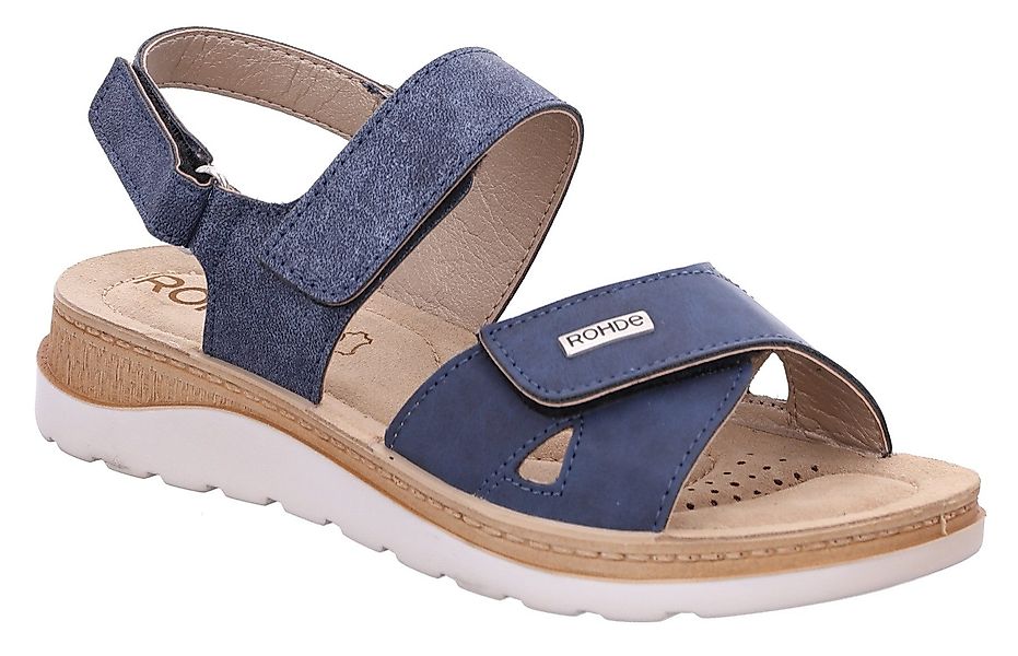 Rohde BAVIERA Riemchensandale Sommerschuh, Klettschuh, Keilabsatz, günstig online kaufen
