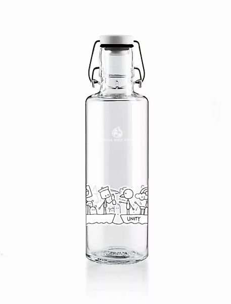 Soulbottle 0,6l • Trinkflasche Aus Glas • "Unity" günstig online kaufen