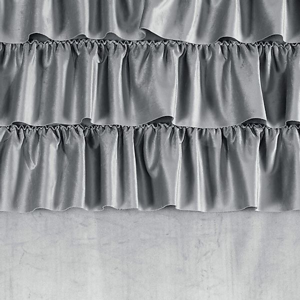 Eurofirany Vorhang Velvet Vorhänge Rüschen 140x250 Wohnzimmer Velours Blick günstig online kaufen