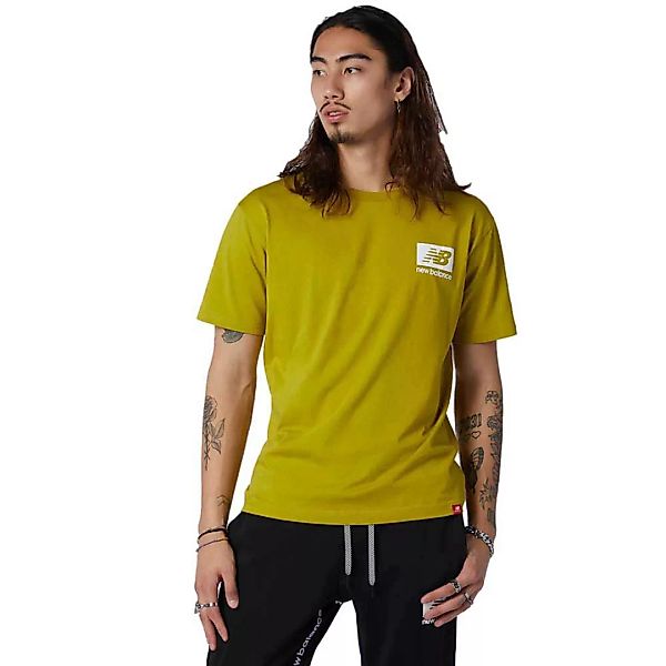 New Balance Essentials Id Kurzarm T-shirt M Sulphur Green günstig online kaufen