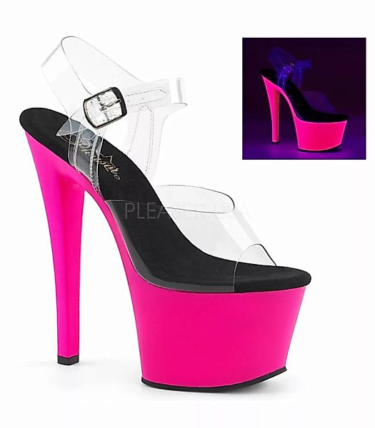 Plateau High Heels SKY-308UV - Neon Pink (Schuhgröße: EUR 39) günstig online kaufen