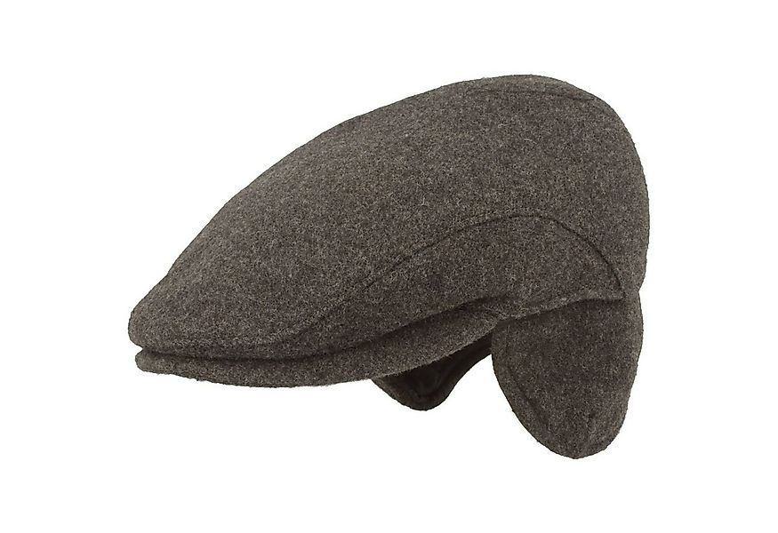 Breiter Schiebermütze Schlichte Flatcap mit Ohrenklappen warm günstig online kaufen