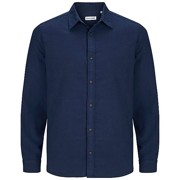 Jack&Jones Freizeithemd aus Flanell Farbe blau Größe: 3XL günstig online kaufen