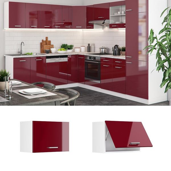 Vicco Hängeschrank R-Line, Rot Hochglanz/Weiß, 60 günstig online kaufen