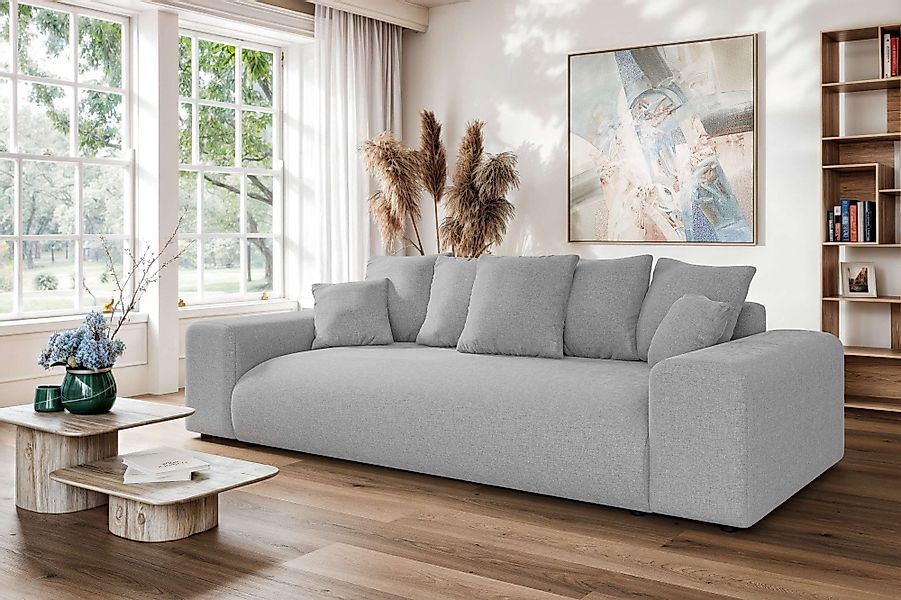 Home affaire Big-Sofa LAKESIDE 3-Sitzer Schlafsofa günstig online kaufen