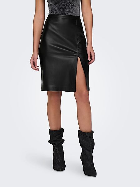 ONLY Lederimitatrock ONLOLINE FAUX LEATHER SKIRT günstig online kaufen