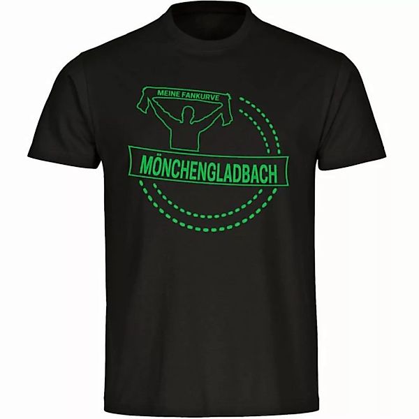 multifanshop T-Shirt Herren Mönchengladbach - Meine Fankurve - Männer günstig online kaufen