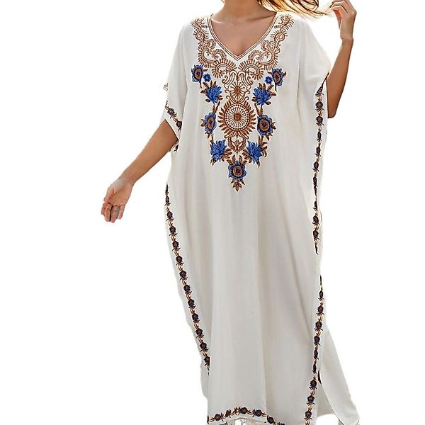 RWEUOQ Blusenkleid Damen Elegante Strandponcho Ethnischer günstig online kaufen