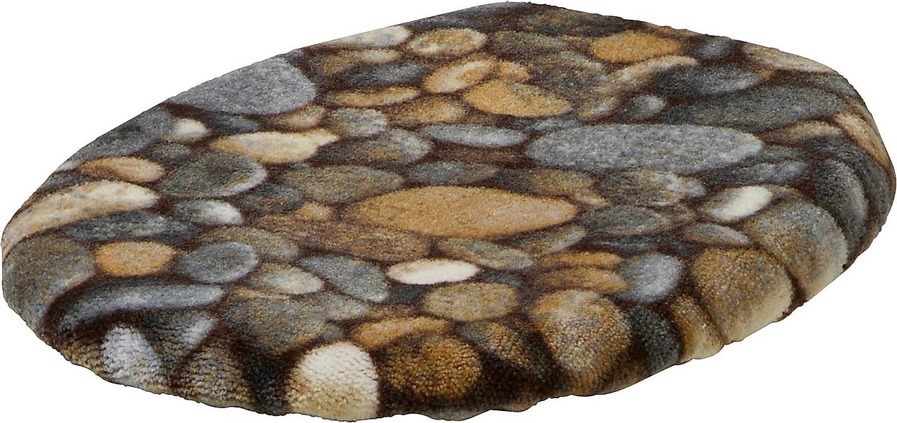 Erwin Müller WC-Deckelbezug WC-Deckelbezug "Steine", Höhe 6 mm, mit Schnüru günstig online kaufen