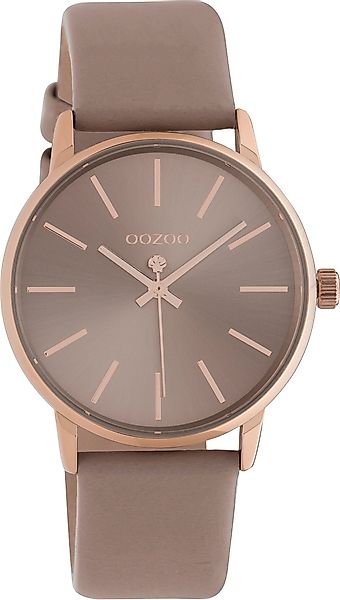 OOZOO Quarzuhr C10721, Armbanduhr, Damenuhr, Lederarmband günstig online kaufen