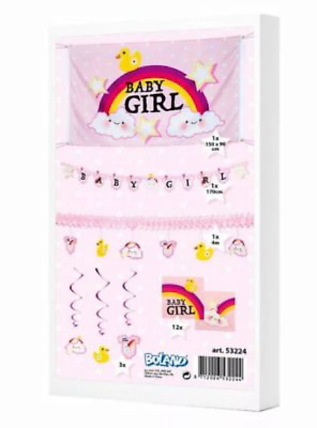 Boland Baby Girl Deko-Set pink/rosa günstig online kaufen