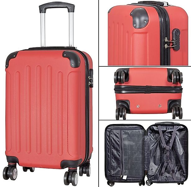 MONOPOL® Hartschalen-Trolley Hartschalen-Trolley Reisekoffer M-L-XL ABS günstig online kaufen