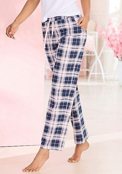 Vivance Dreams Pyjamahose (1-teilig) mit Karo-Muster günstig online kaufen