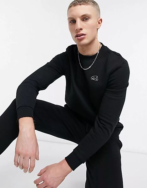 River Island – Sweatshirt in Schwarz günstig online kaufen