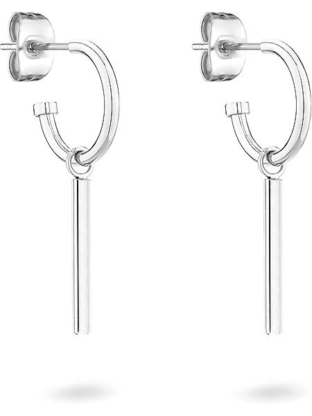 Tamaris Paar Creolen Tamaris Damen-Creolen Edelstahl günstig online kaufen