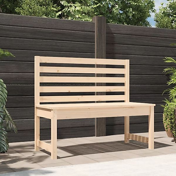 Vidaxl Gartenbank 109 Cm Massivholz Kiefer günstig online kaufen