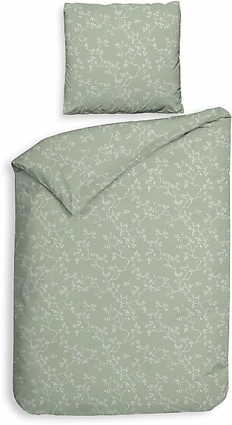 Heckett & Lane Bettwäsche "Alloro" 2 Stk. Blumen Muster, 100% Baumwolle, Be günstig online kaufen