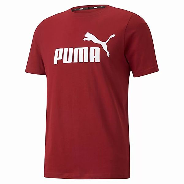 Puma Essential Logo Kurzarm T-shirt L Intense Red günstig online kaufen