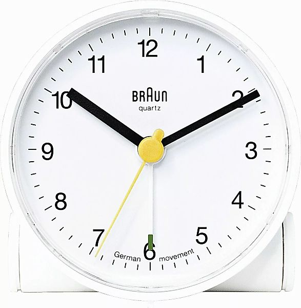 Braun Wecker BNC001 Quarzwecker analog weiß günstig online kaufen