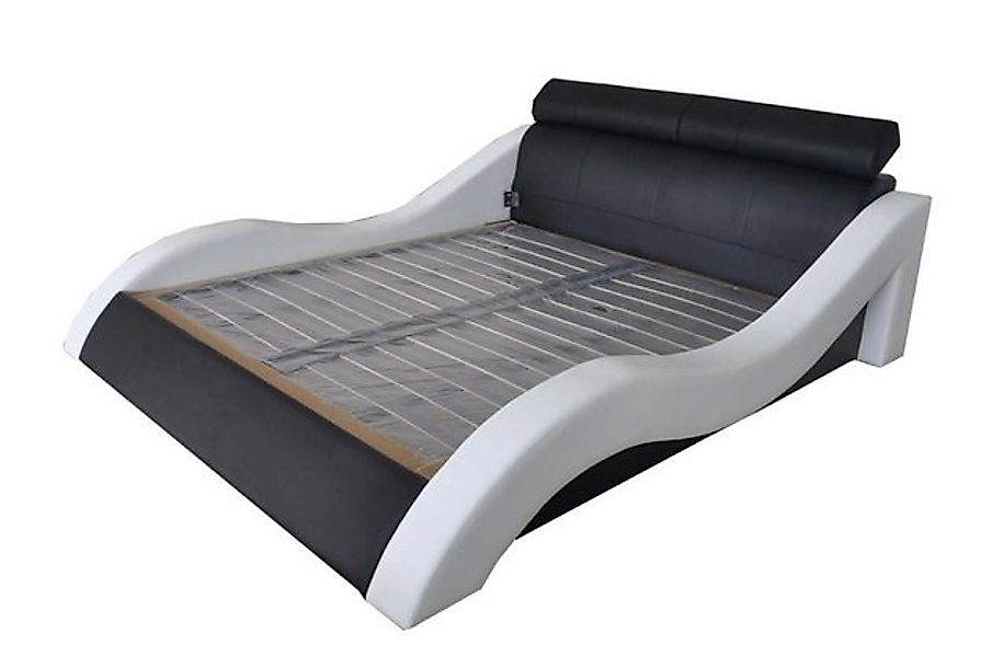 JVmoebel Bett Doppel Luxus Design Leder Bett Polster Betten Moderne Multifu günstig online kaufen