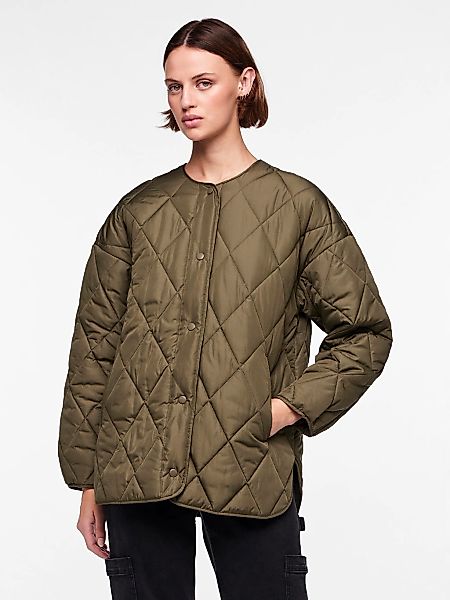 pieces Steppjacke "PCSTELLA QUILTED JACKET NOOS BC" Kunstfaser günstig online kaufen