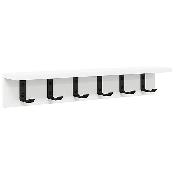 vidaXL Regal Wandmontierter Kleiderständer Weiß 60 günstig online kaufen
