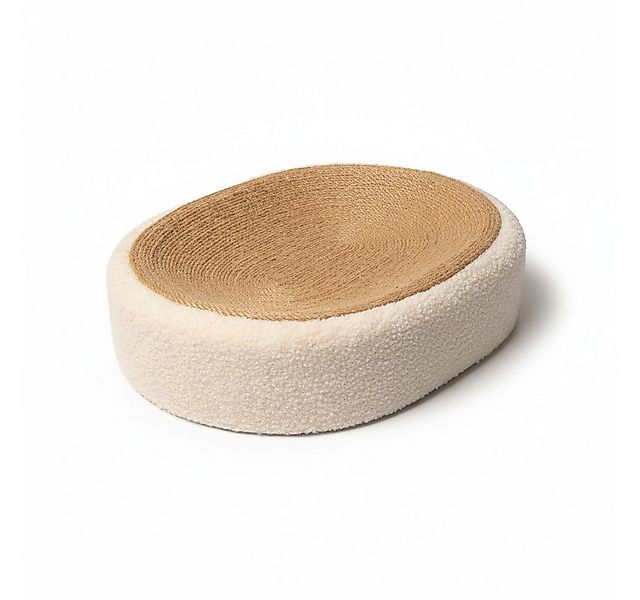 Lyveo Kratzbrett Katzenbett mit Sisal Kratzfläche 42x32x10cm Katzenkorb Kat günstig online kaufen