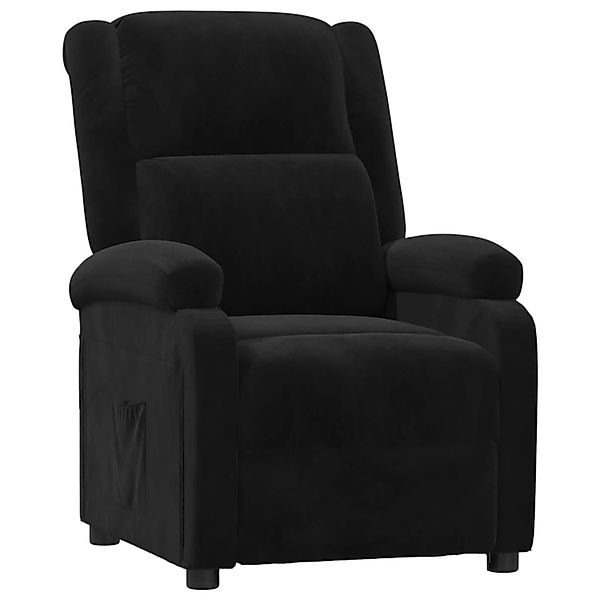 vidaXL Relaxsessel Schwarz Samt 342405 günstig online kaufen