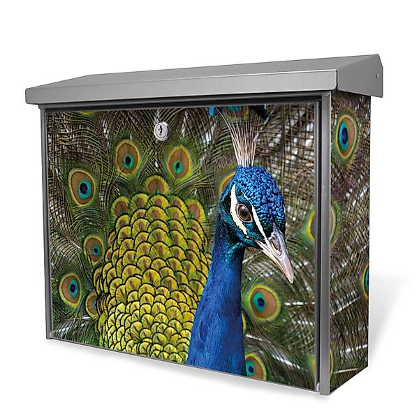 Banjado Briefkasten Edelstahl 38.5x31.5x12cm Ohne Zeitungsfach Inkl. Montag günstig online kaufen