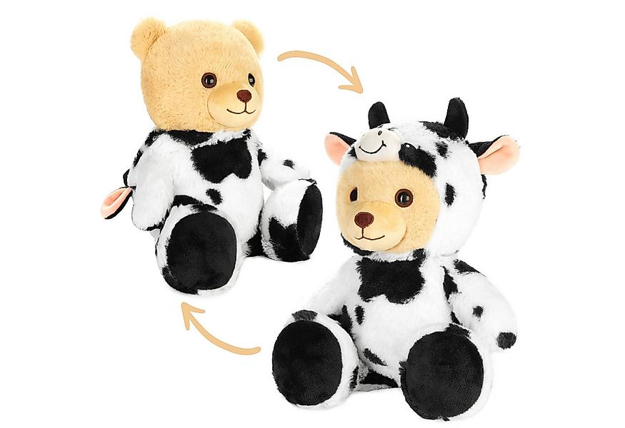 BRUBIES Kuscheltier Teddy Kuh - 25 cm Teddybär im Kuhkostüm mit Kapuze (Plü günstig online kaufen