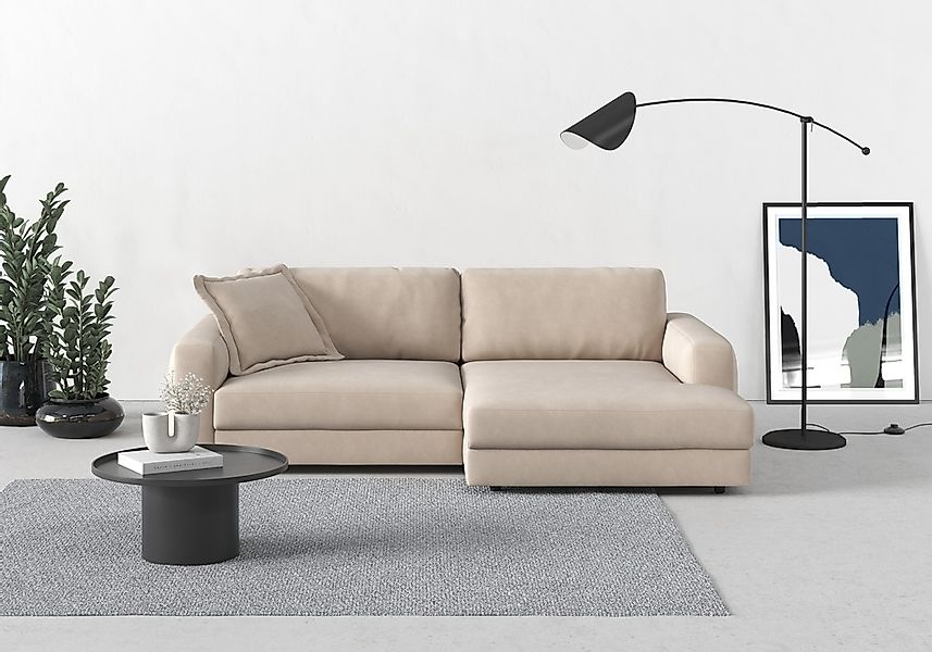 TRENDMANUFAKTUR Ecksofa "Bourbon, Designsofa mit tollem Sitzkomfort, L-Form günstig online kaufen