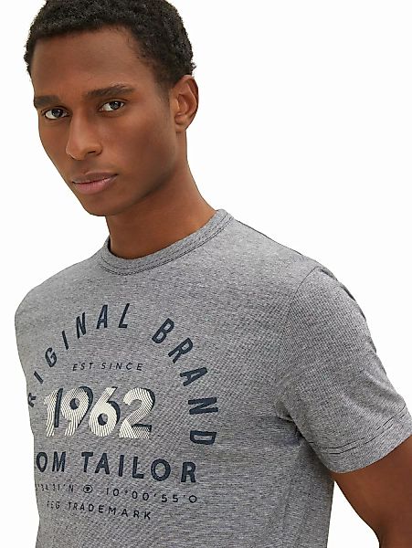 Tom Tailor Herren T-Shirt PRINTED 1962 - Regular Fit günstig online kaufen
