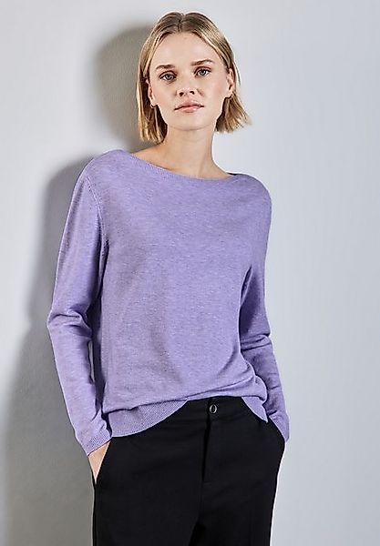 STREET ONE Strickpullover mit Rippbündchen günstig online kaufen