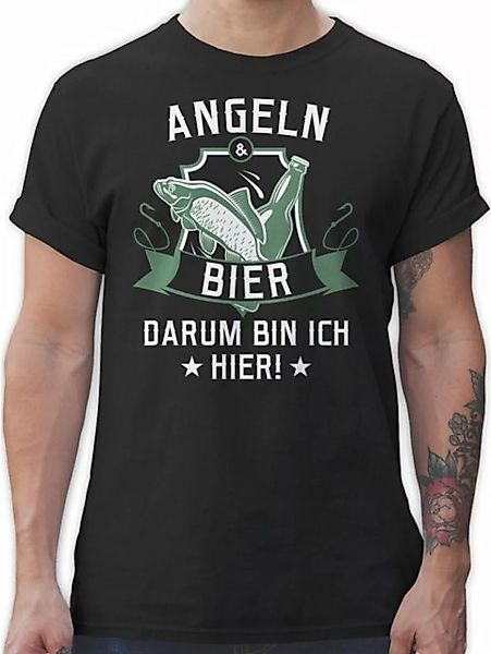 Shirtracer T-Shirt Angeln und Bier Angler Geschenke günstig online kaufen