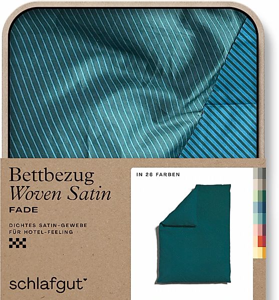 Schlafgut Bettbezug "Premium Bettbezug Woven Fade Satin (1 St)" Ton-in-Ton günstig online kaufen