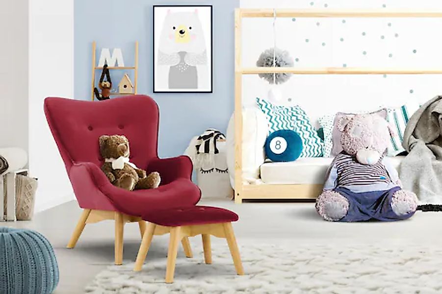 Home affaire Sessel »Duca Mini« in kleiner Ausführung für Kinder günstig online kaufen