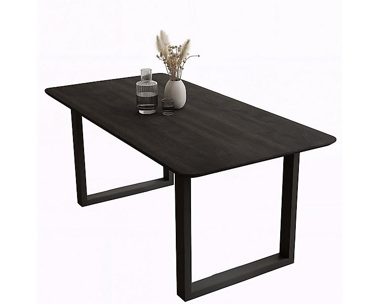 Liadomo Esstisch Gubio, Tischplatte mit Schweizer Kante, aus massivem Holz günstig online kaufen