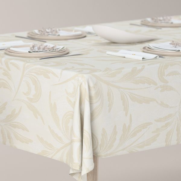 Rechteckige Tischdecke, grau-beige, Secret Garden (144-87) günstig online kaufen