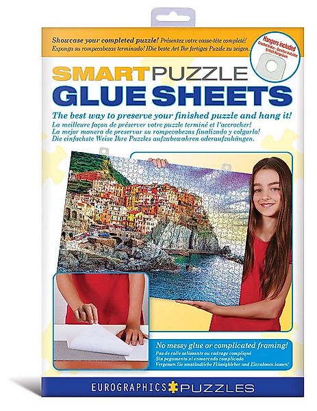 Puzzle Puzzle Zubehör Selbstklebende Puzzefolie für fertige Puzzles, Puzzle günstig online kaufen