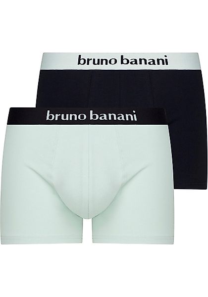 Bruno Banani Boxer "Flowing" 2er Pack, mit kontrastreichem Logobund günstig online kaufen