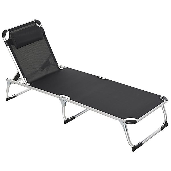 Outsunny Gartenliege Gartenliege 5-stufig verstellbar günstig online kaufen