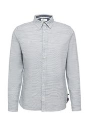 s.Oliver Langarmhemd Hemd Slim Fit: Strukturiertes günstig online kaufen