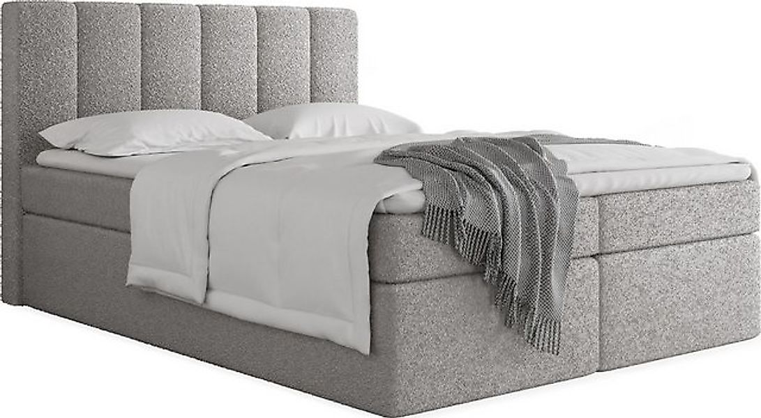 WFL GROUP Boxspringbett Amira (Bettkasten, H3 Multipocket-Matratze, H2 Visc günstig online kaufen