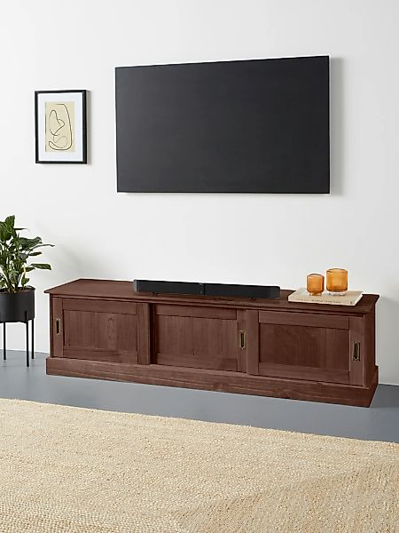 OTTO home Lowboard "Schröder" Kommode mit 3 Schiebetüren, aus massivem Kief günstig online kaufen