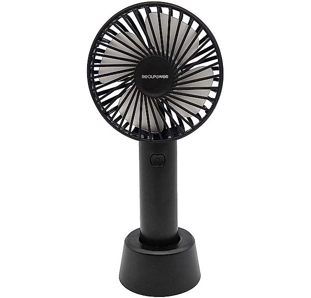 Realpower Mini USB-Ventilator Mobile Fan, Micro-USB, 3 Stufen, Standfuß, sc günstig online kaufen