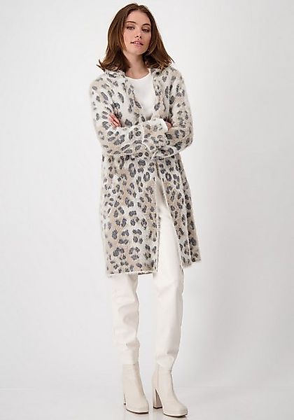 Monari Strickjacke mit Animalprint günstig online kaufen