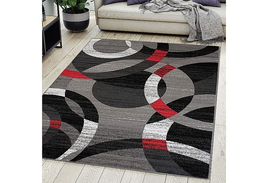 Mazovia Orientteppich DY-MAYA-Z984A-GRAY, 120x170, Modern, Geometrisch, Kur günstig online kaufen