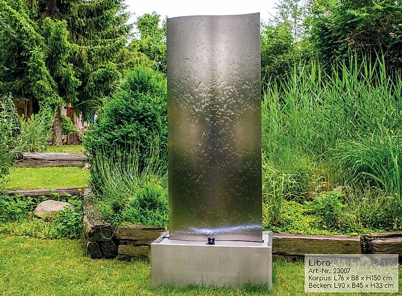 Köhko Gartenbrunnen "Libro " mit LED-Beleuchtung günstig online kaufen