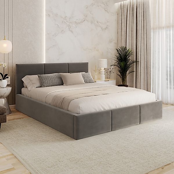 FDM Polsterbett AMBER modern mit Bettkasten günstig online kaufen